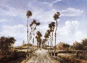 Meindert Hobbema The Alley at Middelharnis oil on canvas